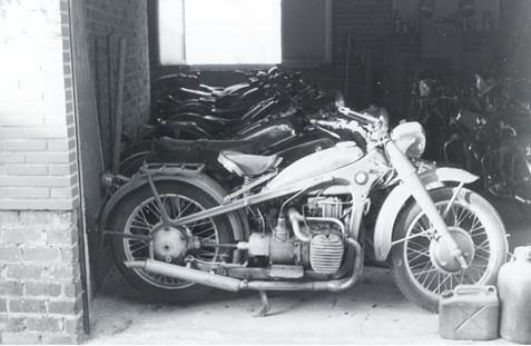 barn full of bikes