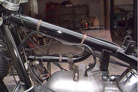 left side wire harness routing