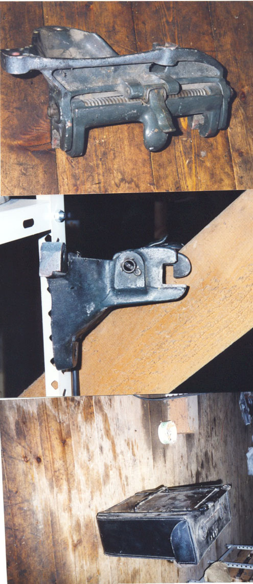 Police saddlebag bracket