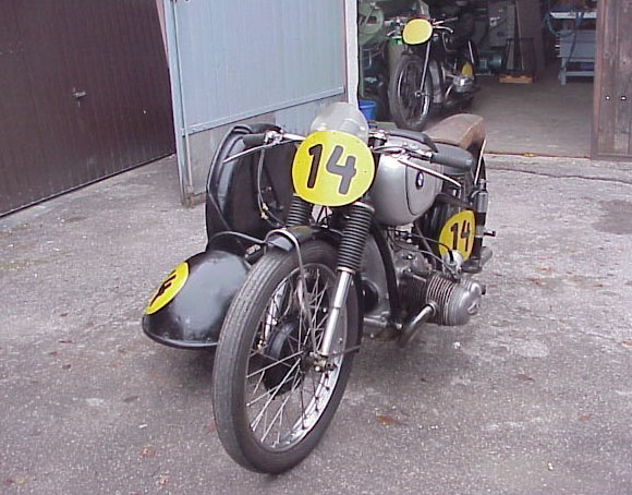 R75 powered sidecar rig